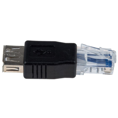 4X USB A Buchse Auf Stecker Ethernet RJ45 Stecker-Adapter Neu 1