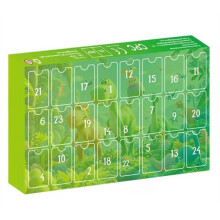 Calendar Advent 24 Days Christmas Holiday Countdown Animal Toys Dinosaur Egg for Kids Teens Festive Party Classroom B