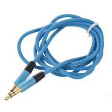 3Stück 3,5mm Zusaetzlich Aux Stecker auf Stecker Stereo Kabel Audio-Kabel Fuer PC für MP3 Auto (Blau)