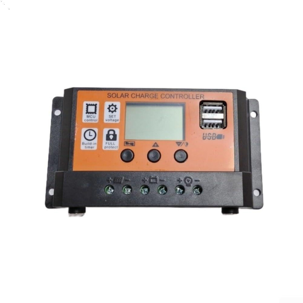 20A Solar Charge Controller 12V 24V With Lcd Display Dual Usb Timer For Leadacid Lithium Battery 9771547072867