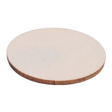 200 Piezas de Madera Sin Terminar, Discos Redondos, CíRculos, Piezas de Madera, Recortes de Madera, Adornos para Manualidades (1,5 Pulgadas)