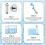4PCS DLSC002 Water Filter Replacement for   EC680 Coffee Machines Activated Carbon Softener Coffee Filter 9