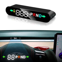 HUD Head Up Display for Tesla Model 3 Y 2019‑2022, Windshield Data Projection, Plug and Play, Waterproof