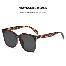 (TortoiseFrameGrayLens)Vintage eckige Sonnenbrille mit UV400 Schutz für modische Outdoor Reisen