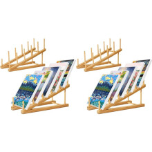 4X Klein Droogrek voor Kunst, Opbergrek voor Kunst, 5 Lagen Verfrek, Opbergstandaard voor Canvasborden, voor Schildercanvas