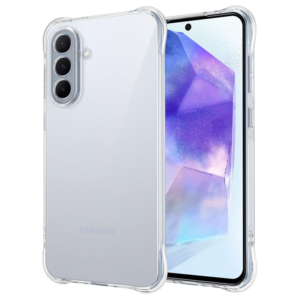 Case For Samsung Galaxy A56 5G Clear Slim Tpu Cover With Reinforced Corner Protection And Shock Absorption 9771547073079