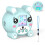 Silicone Case Mouse Shape Shockproof ScratchResistant Cover with Lanyard Blue 1