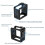 Camera Cage Rig Protective Frame Side Battery Cover Cold Shoe Mount for  Hero 11  Action with Side Cover 10