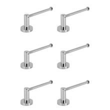 6X Wall Mounted Toilet Roll Holder Polished Chrome Stainless Steel Kitchen Paper Towel Dispenser Tissue Roll Hanger