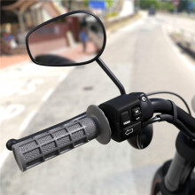 4X Non Slip Lock- Grips Handle, Universal Motorcycle Handlebar Grips with the Snap-in Cam, Dirt Pit Bike HandGrip Grey