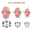 Dumpling Maker,Empanadas Press Mold Maker Set with Dough Cutter, Dumpling Mold Set and Cutter for Pierogi,() 8