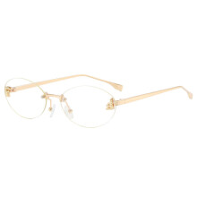 (GoldFrameTransparent)Vintage Stil runde Metall Sonnenbrille mit grauen Gläsern für Reisen und Mode Styling