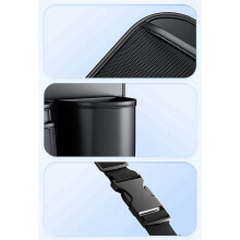 Car Trunk Hanging Bag Leather SUV Back Storage Bag Rear Tools Water Cup Organizer Pocket Stowing