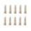 20PCS Leather Finger Protector Finger Thimble Guards Tools for Hand  Jewelry Making,Creamy-White 2