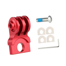 Aluminum Alloys Bicycles Lamp Holder Multifunctional-red