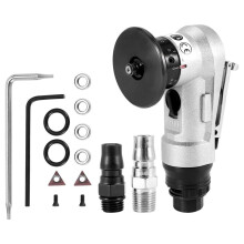2X Manual Pneumatic Chamfering Machine, Linear Chamfering Tools, 45 Degree Metal Trimming Arc Corner Deburring Kit