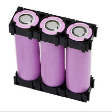 150Pc 21700 Lithium Cell Spacer Triple Battery Holder Bracket Battery Pack Bracket for DIY Fixed Battery 21.7mm Hole Dia