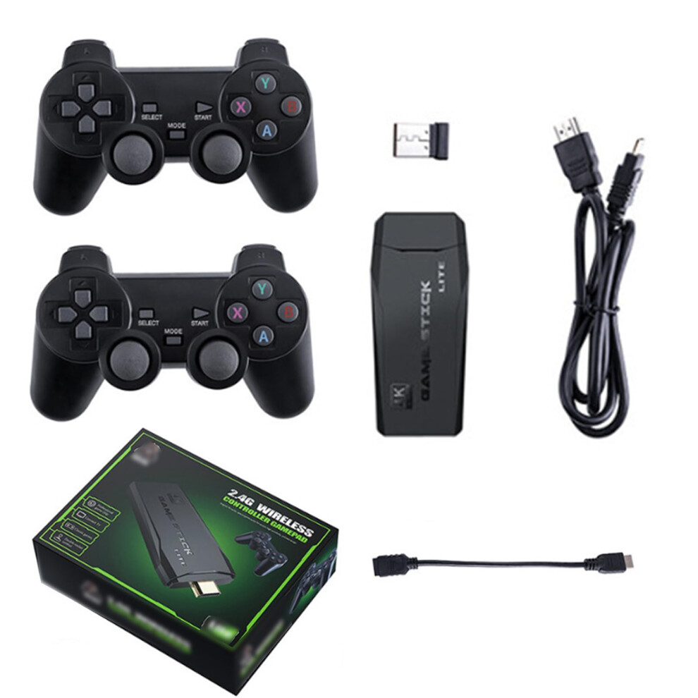 Retro Game Console With 20000+ Games, 4K Hdmi Output, Dual Wireless Controllers, 64Gb Plug And Play 9771547073956