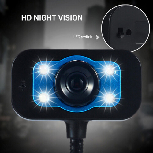 Webcam Web Webcam USB Ad Alta Definizione Web Cam un 4 Led con MIC Desktop per Skype Youtube Computer PC Laptop 2