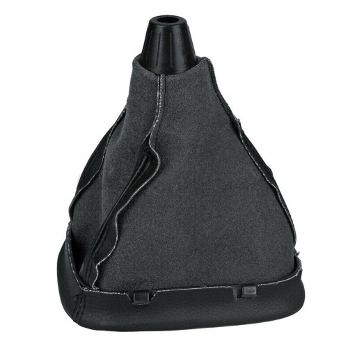 6 Speed Gear Shift Knob PU & Boot Cover Black for - C Class W203 2000-2006 2