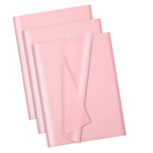 40 Sheets Pink Wrapping Paper 50x70cm Elegant Decorative Paper
