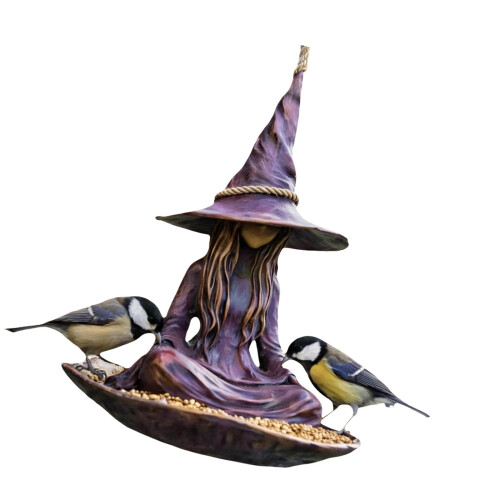 Handcrafted Resins Bird Feeder Easy Installation Garden-1