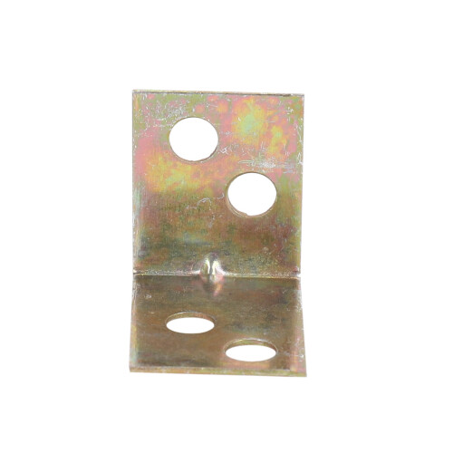 Metal Shelf Support 90 Degree Right Angle Bracket 48Pcs Brass Tone 2