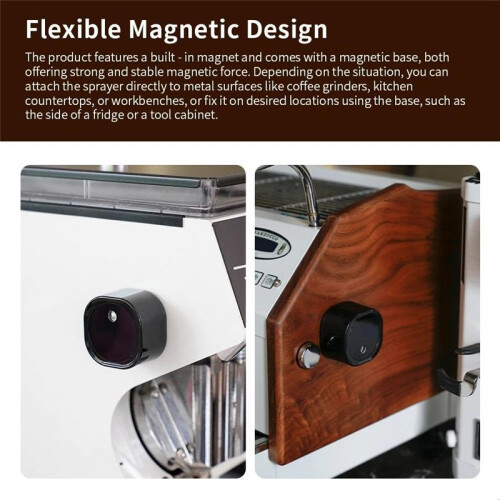 Rechargeable Coffee Bean Sprayer 20mL Sprayer Static Reducing Espresso Bean Spritzer Kit Magnetic Sunction Design A 2
