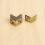 Metal Shelf Support 90 Degree Right Angle Bracket 48Pcs Brass Tone 8