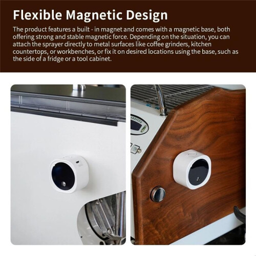 Rechargeable Coffee Bean Sprayer 20mL Sprayer Static Reducing Espresso Bean Spritzer Kit Magnetic Sunction Design B 2