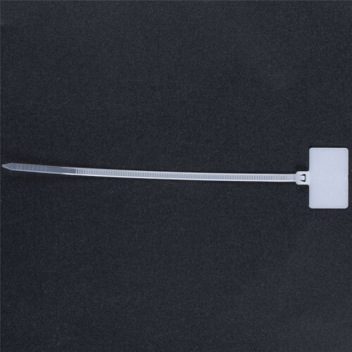 200Pcs Nylon Cable Tie Label Self-Locking Network Zipper Trim Wrap Ring  Label 2