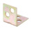 Metal Shelf Support 90 Degree Right Angle Bracket 24pcs Brass Tone 8