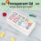 3-Layer Plastic Dividing Storage Box  Organizer with Adjustable Spacers Portable Handled Art Supply Multipurpose 5