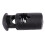 Diametro Foro 8 mm, Moschettone Fermacorda, Nero, 40 Pz 4
