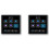 2X Tuya T3E Panel  Touch Screen Panel EU  Control Panel  Zigbee  Home Wall Push Light ,White 2