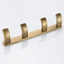 Bathroom Bronze Shelf Aluminum Alloy Shelves with Hooks Shampoo Holder Kitchen Storage Rack Key Hooks Gang Hook