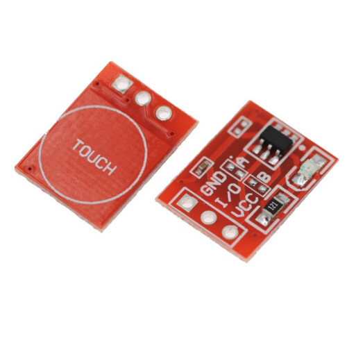100Pcs Ttp223 Touch Button Modular Self-Locking Jog Capacitive  Single-Channel Transformation 1