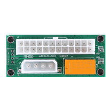 4 Pack Dual PSU Multiple Power Netzteil Adapter, Add2Psu ATX 24 Pin zu 4Pin Anschluss für BTC Miner