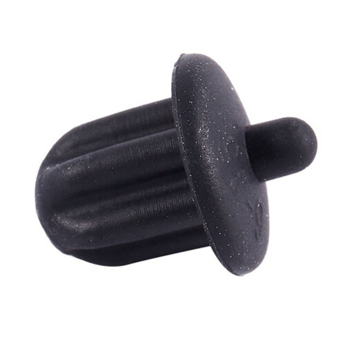 40X Black Rubber 6.35mm Audio Jack PC DVD Microphone Socket Dust Cover 1