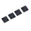 400 Supporto per Base Autoadesiva per Supporto per Fascette per Cavi 20 x 20 x 6mm 8