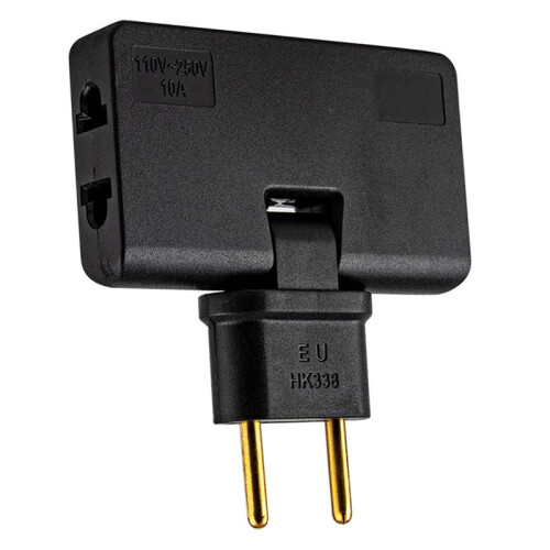 4X Rotate EU Plug Converter 3 in 1 Rotatable Outlet Extender 180 Degree Extension Plug Multi Plug  Outlet Adapter 2