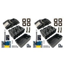 2X BL1830 10 x 21700 Battery Case PCB Charging Protection Circuit Board Shell Box BL1860 for 18V 3.0Ah House