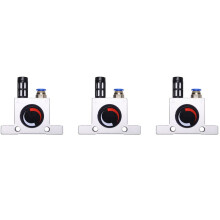 3X 1/4 Pneumatische Turbinen Vibratoren Leise Golden Industrial Vibrator für Trichter Industrielle Pneumatische Vibrator Oszillator Typ K10
