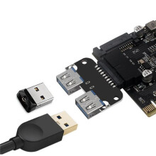 3X 20Pin Auf Dual USB3.0 Adapter Konverter Desktop Motherboard 19 Pin/20P Header Auf 2 USB Eine Buchse,PH22