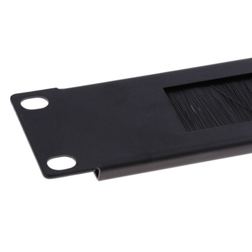 2Pcs 1U 19Inch RACK MOUNT Blanking Plate Rack Mounting Blank Network Brush Panel Server Cabinet Cable Management
