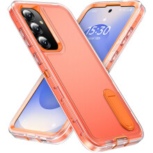 Clear Case with Kickstand, Shockproof MilitaryGrade Protective Cover for Samsung Galaxy S25 Plus