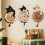 Relógio de Parede Divertido com Gato, Elegante e Fofo, com Pêndulo, para Decoração de Quarto, Quarto Infantil, Casa e Presente A 3