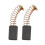 4 Pcs 5mm x 8mm x 13mm Carbon Brushes for Angle Grinder Orbital Sander 5