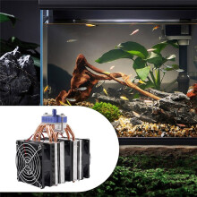 120W Aquarium Cooler Fishbowl Water Chiller Aquarium Fish Tank Cooler Peltier Sensor Fan Water Cooler Aquarium Chiller
