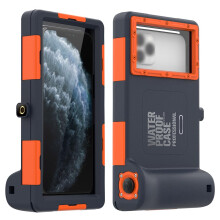Waterproof Phone Case 15M Bluetooth Controlled Underwater Housing for iPhone and Samsung Diving Photo Video
